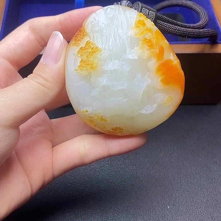 和田玉挂件未镶嵌N