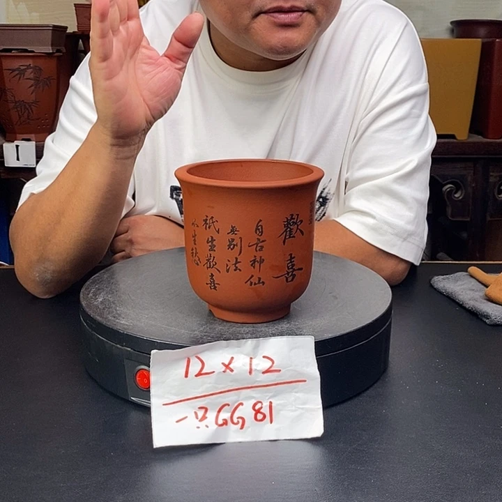 花盆紫砂货号一只GG81