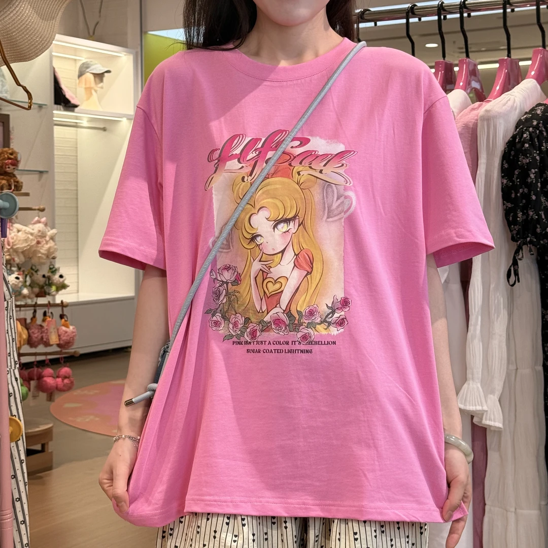 妖精的口袋T恤2025年夏季新款25205360