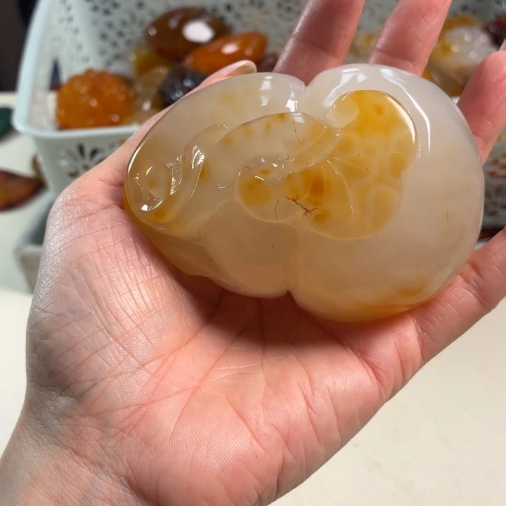 玛瑙/玉髓未镶嵌吊坠(不含链)