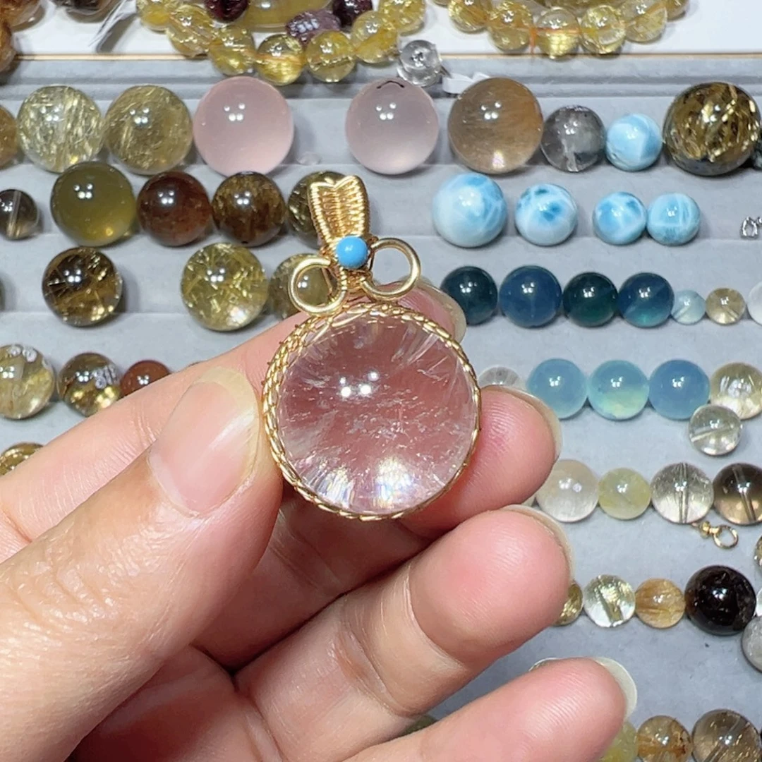 未镶嵌颈饰水晶天然