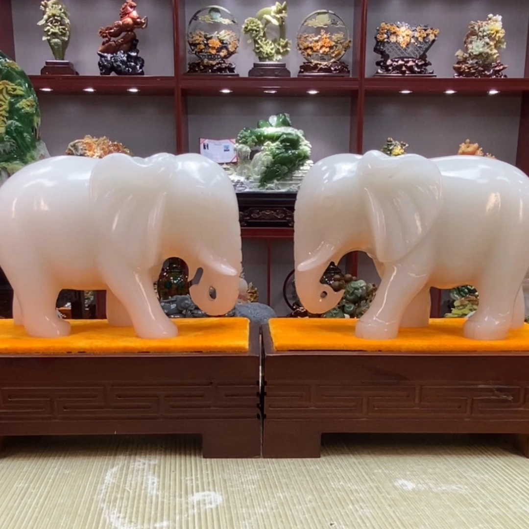 9011家居装饰摆件中式雕刻书房纪念品花鸟电视柜玄关创意山水白菜