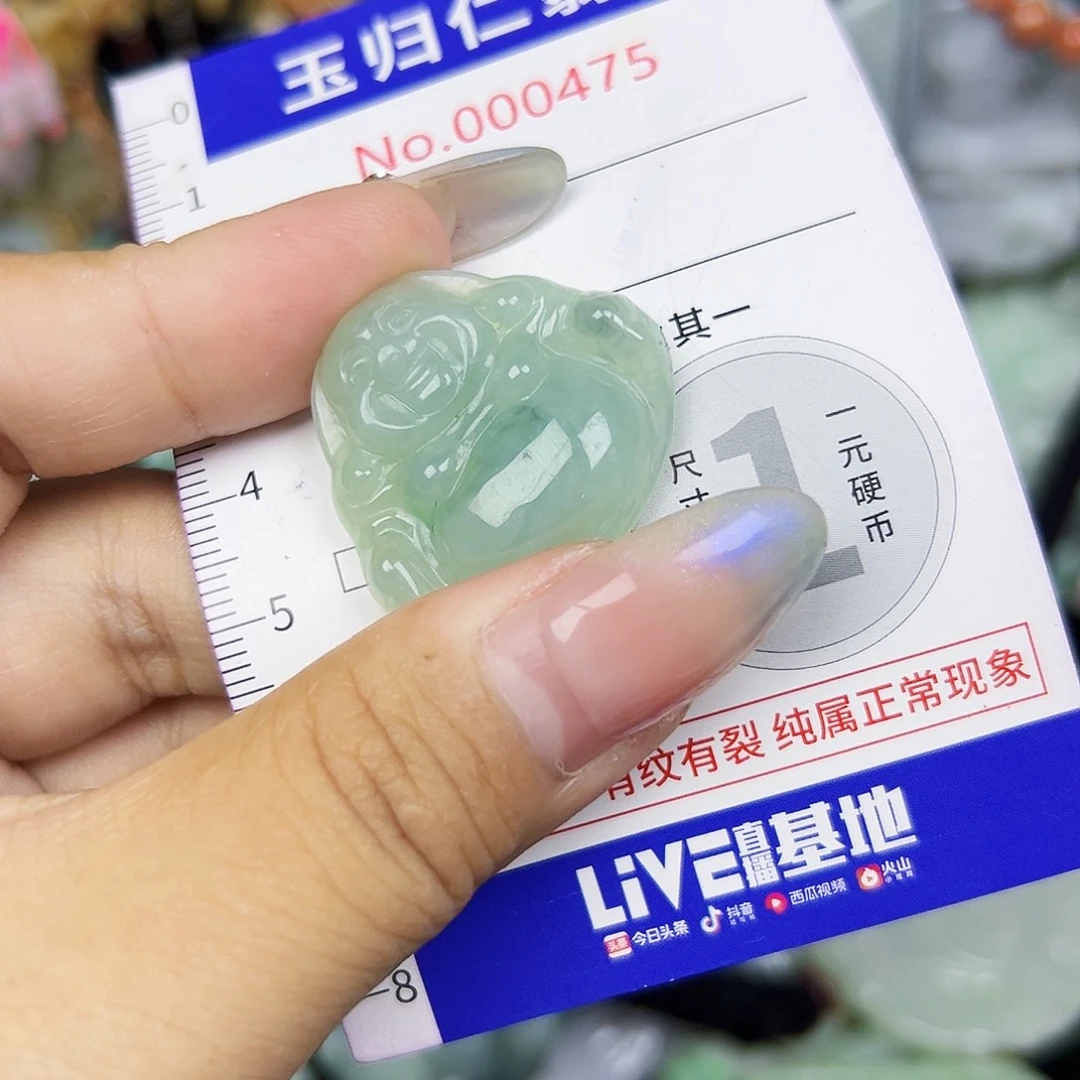 翡翠未镶嵌吊坠(不含链)111