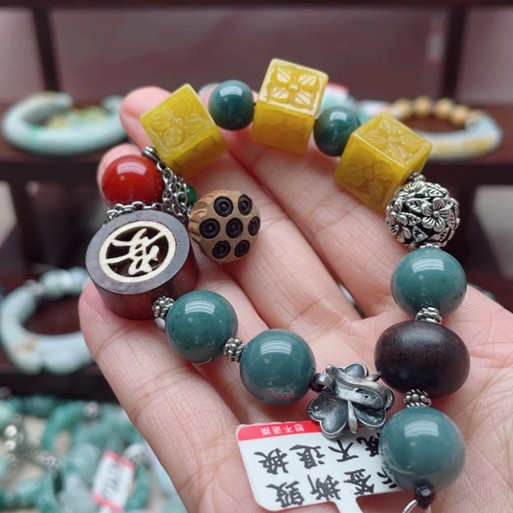 翡翠未镶嵌手链手链