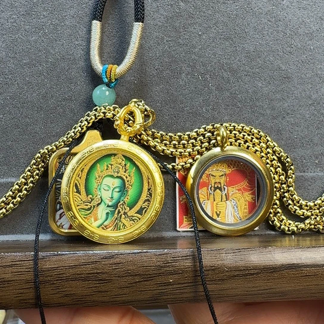 朵****吊坠绿度母龙五爷