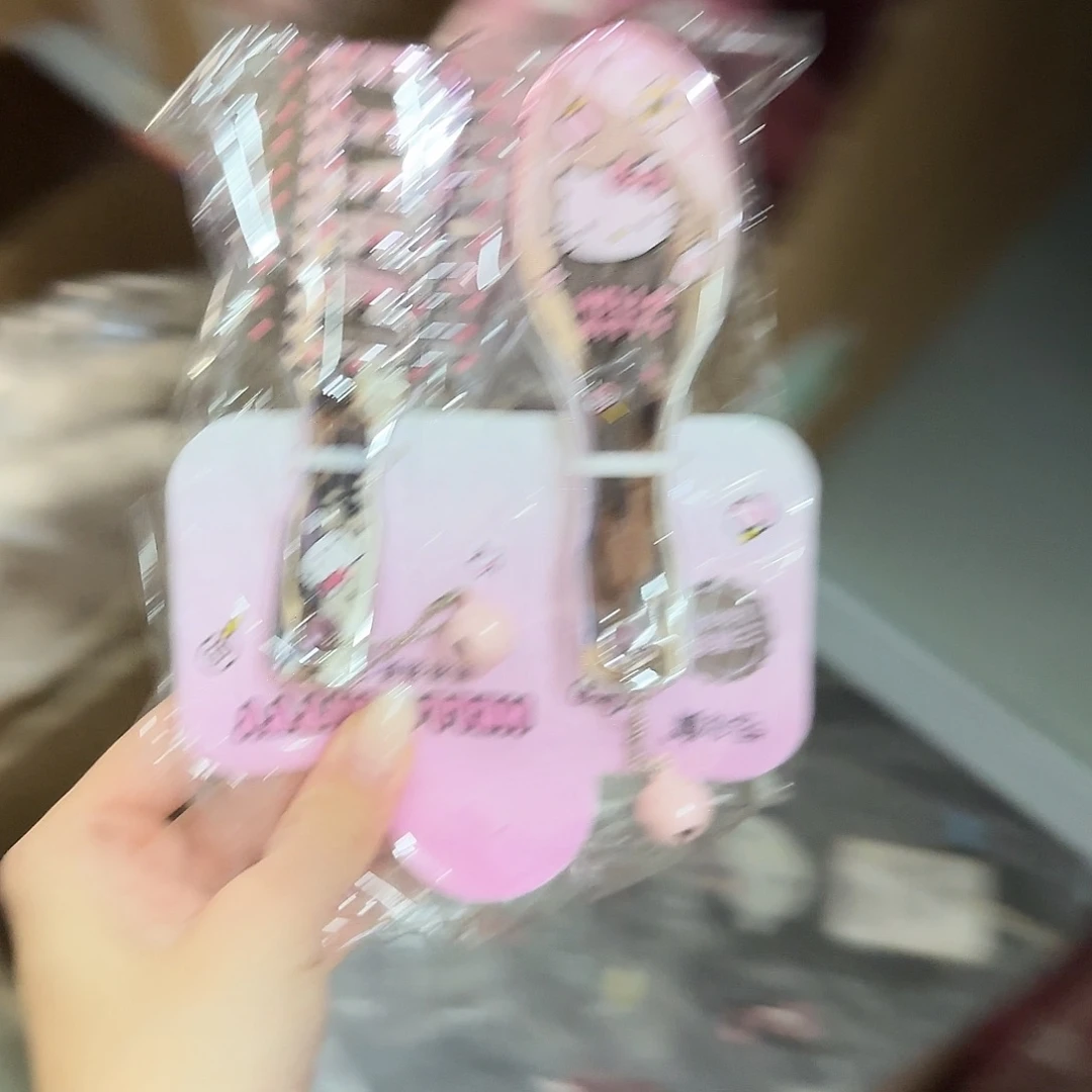 二层牛皮凯蒂猫梳子套装可爱