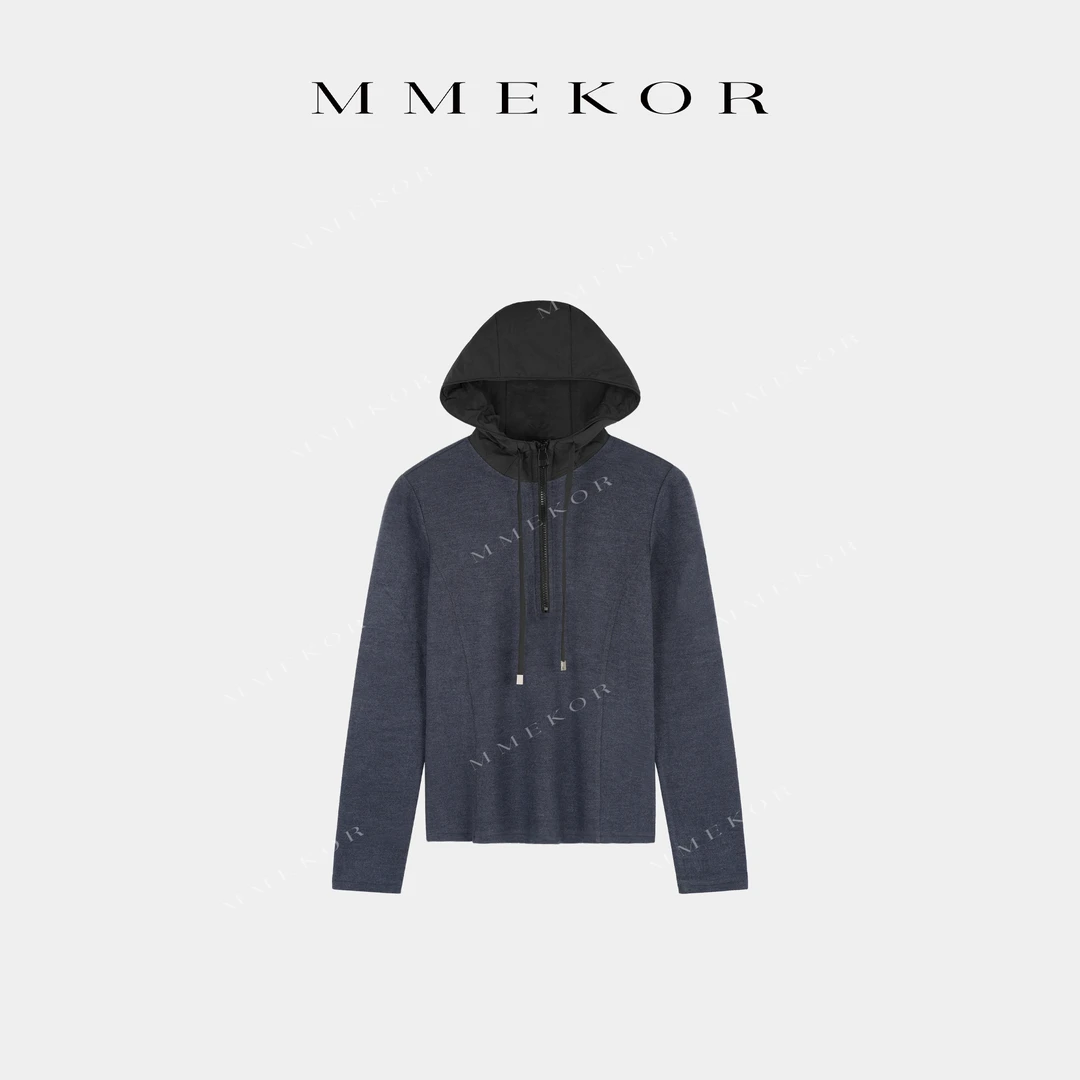 MMEKOR“常青卫衣”2025新款秋款艺术先锋百搭上衣 31097