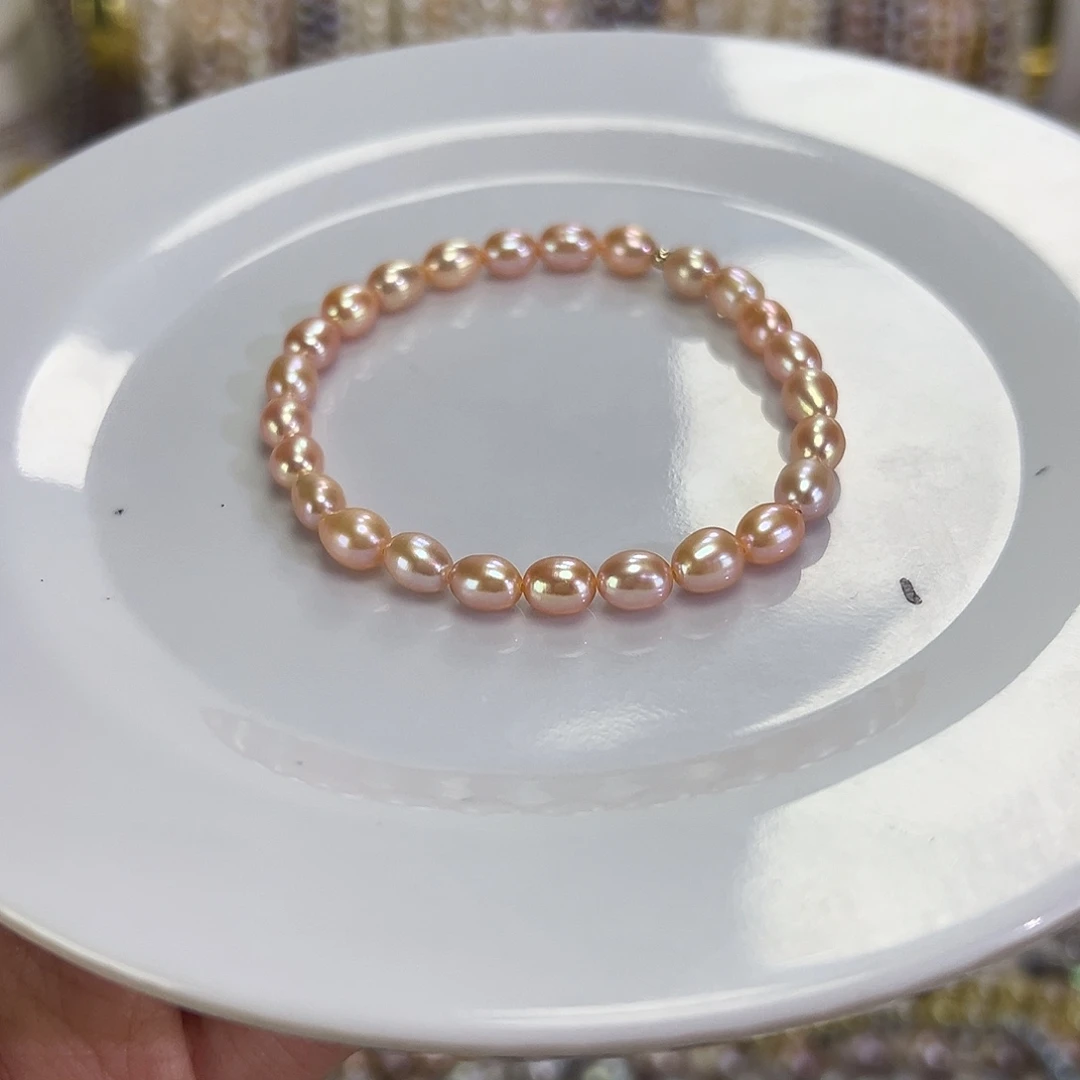 手绳淡水珍珠钛钢