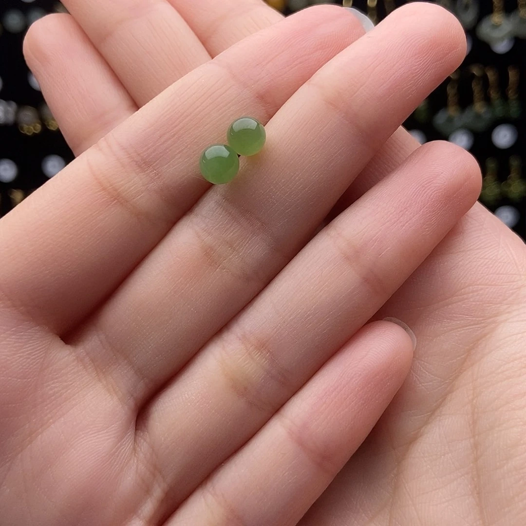 和田玉戒指银S925镀金镶嵌