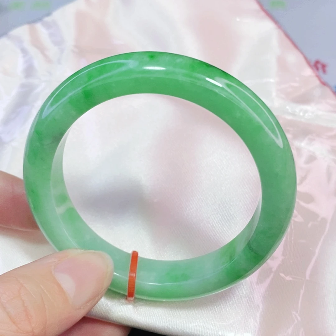 未镶嵌手镯翡翠50.6正圈