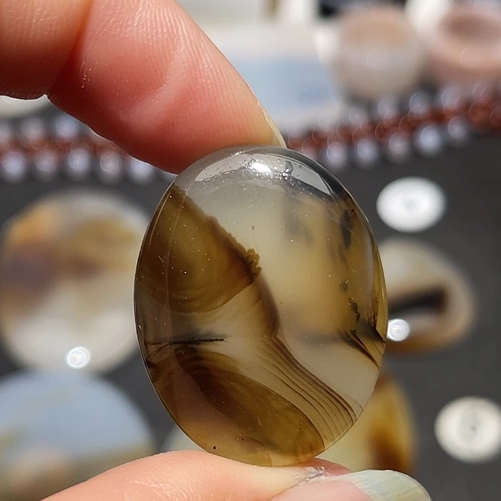 玛瑙/玉髓未镶嵌吊坠(不含链)