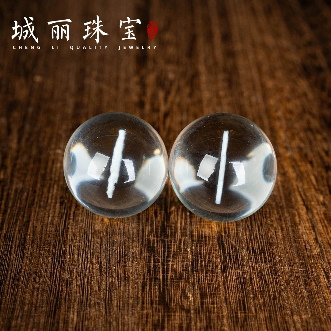 【城丽珠宝】才才水晶球摆件/两个FL-3128