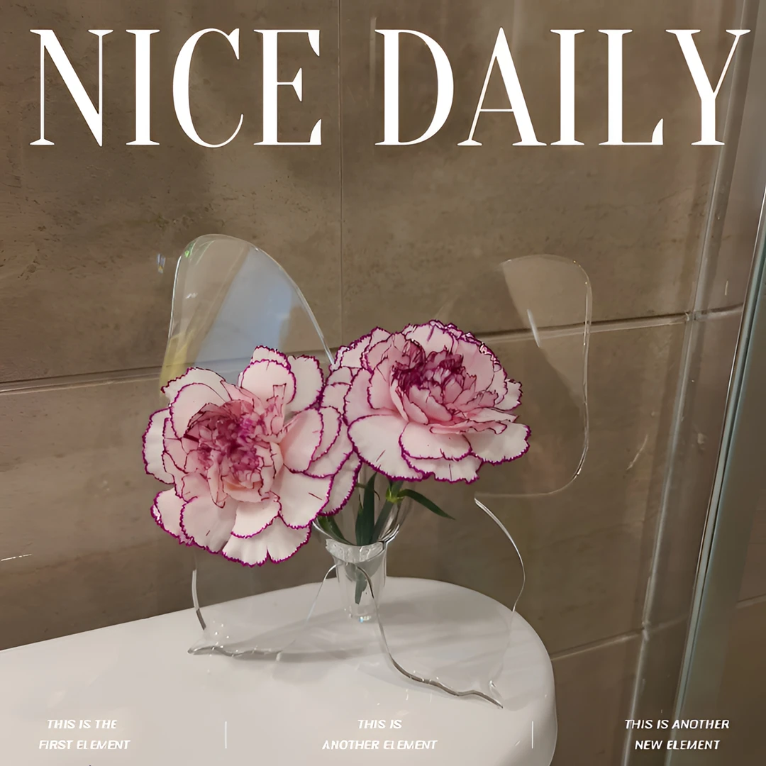 家居ins北欧塑料蝴蝶花瓶客厅仿真花瓶摆件创意简约小清新插花瓶