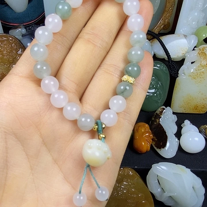 和田玉未镶嵌手串