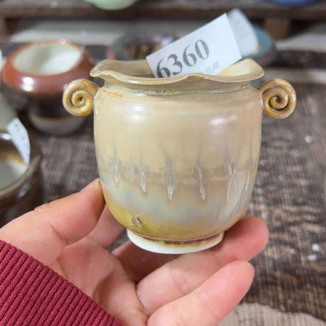 陶瓷景德镇手工花盆