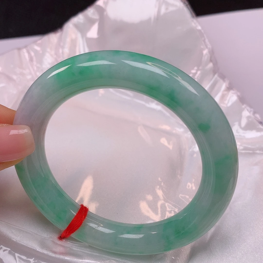 【闪购商品】未镶嵌手镯翡翠55圆条手镯