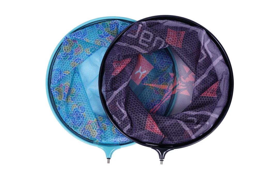 防挂钩加深网兜圆形异超轻竞技抄网头可换网布捞鱼网