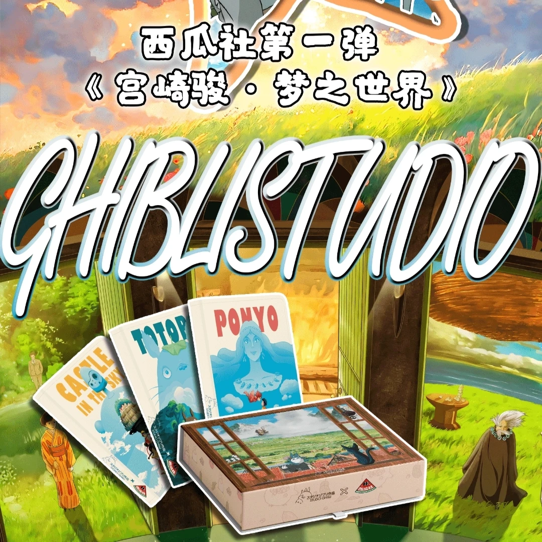 【拆盒】西瓜社宫崎骏国产同人二创收藏卡牌盲盒