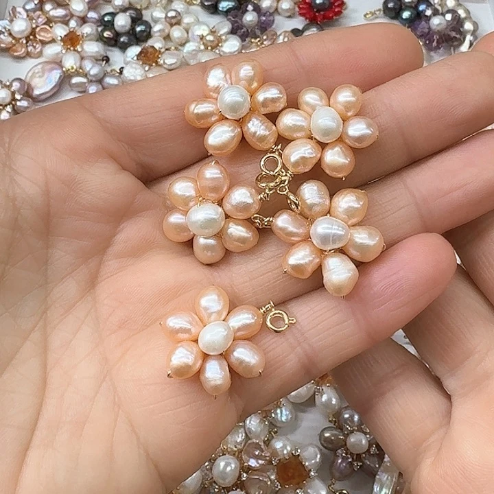 淡水珍珠颈饰银S925镶嵌