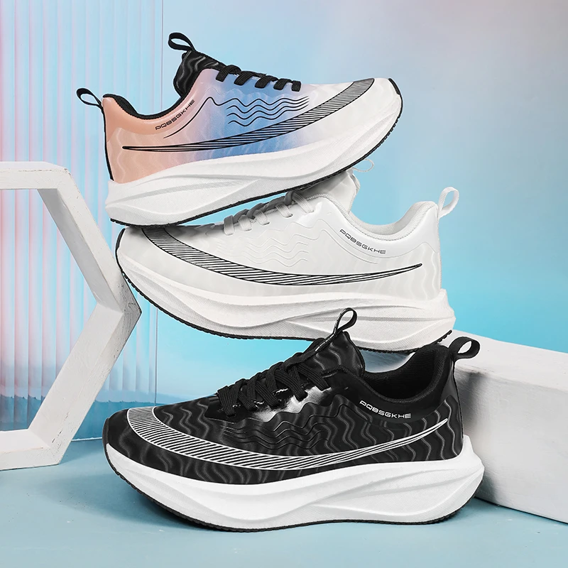 冬季皮面跑步休闲超轻男女同款运动鞋2777【永利推荐】