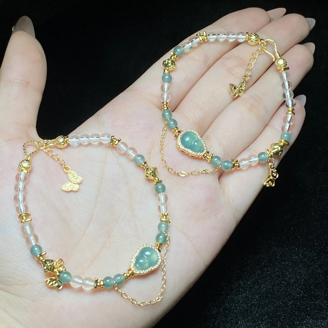 【小北好物】翡翠DIY手链尺寸约4mm【多样性发一件】2QH263X44