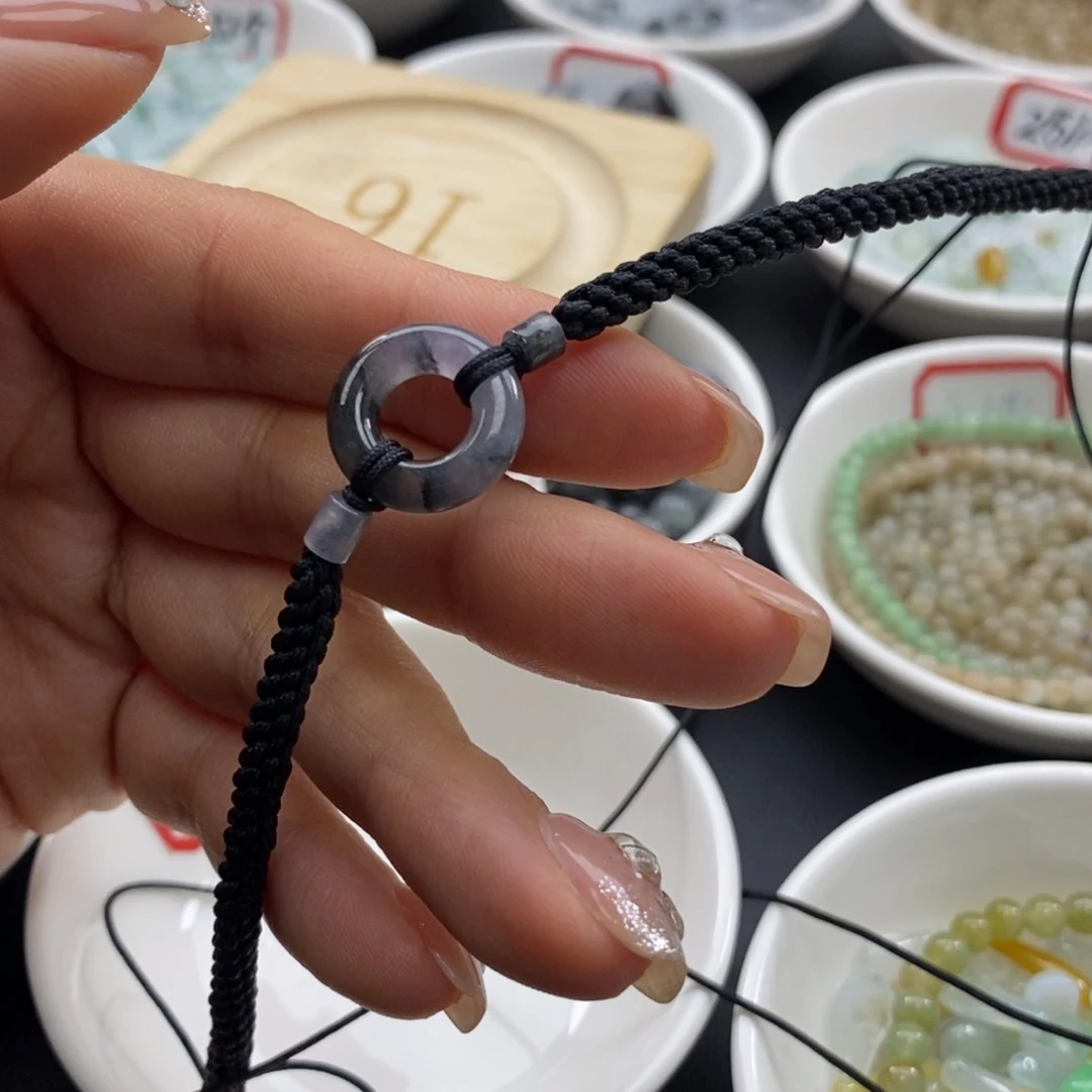 翡翠颈饰未镶嵌张*豆总188