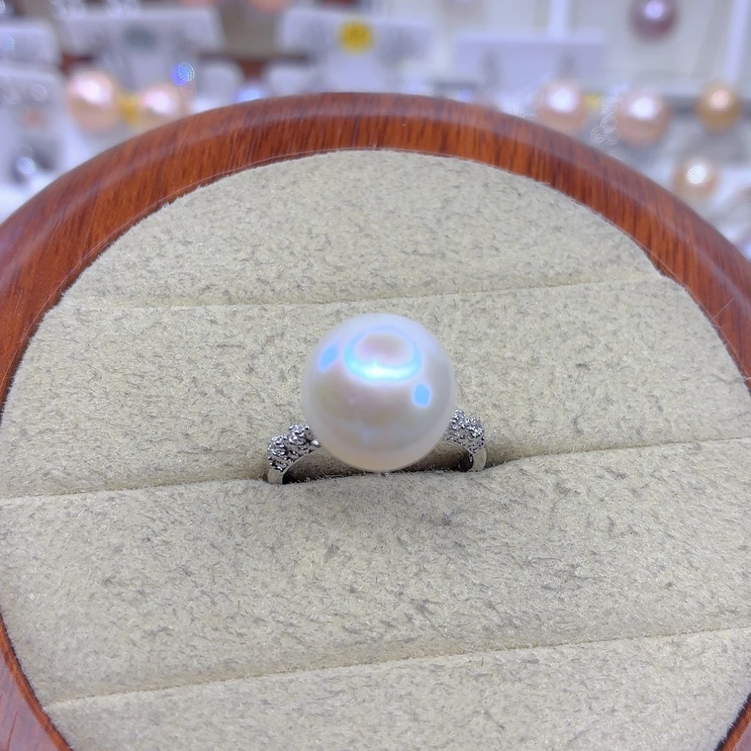 戒指淡水珍珠合金