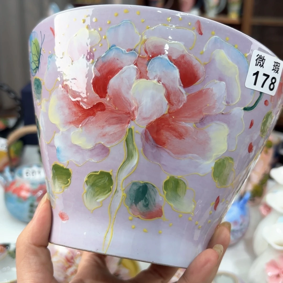 景德镇手绘高温釉下彩陶瓷茶具
