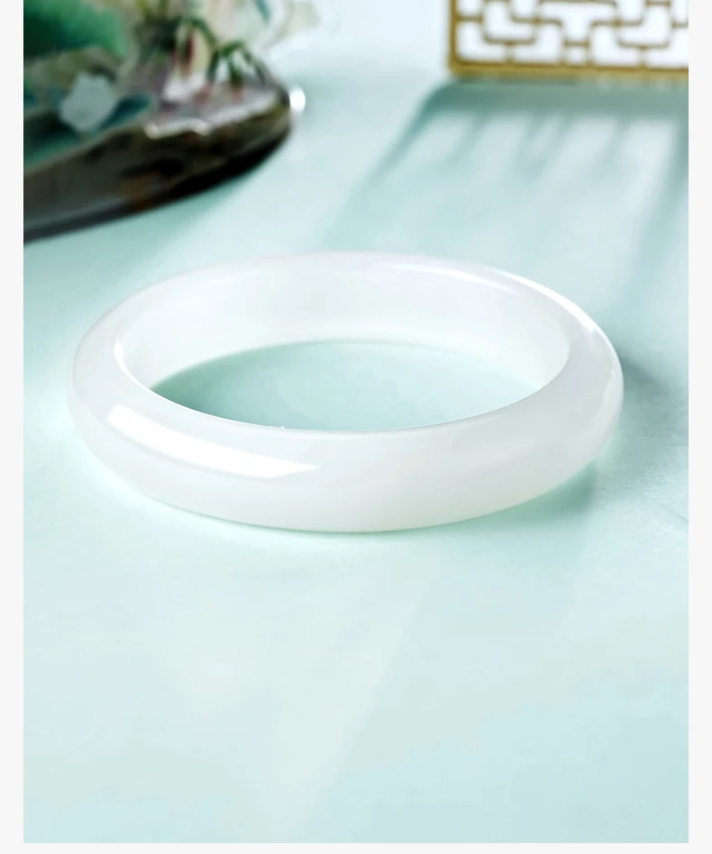 精美玉石冰翠手镯水墨丹镯冰灰色女款妈妈美人镯平安镯