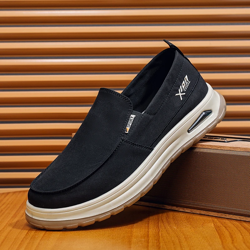 老北京布鞋男秋季新款爸爸鞋软底软面老人鞋中老年工作鞋男休闲鞋