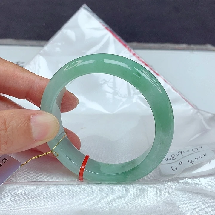 翡翠未镶嵌手镯51圈0579