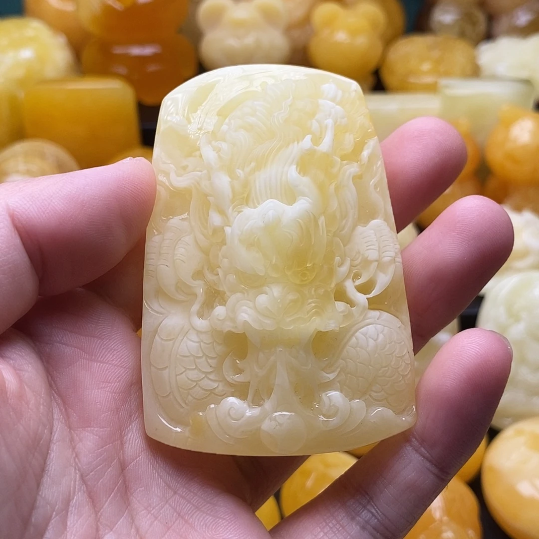 琥珀颈饰未镶嵌琥珀蜜蜡吊坠