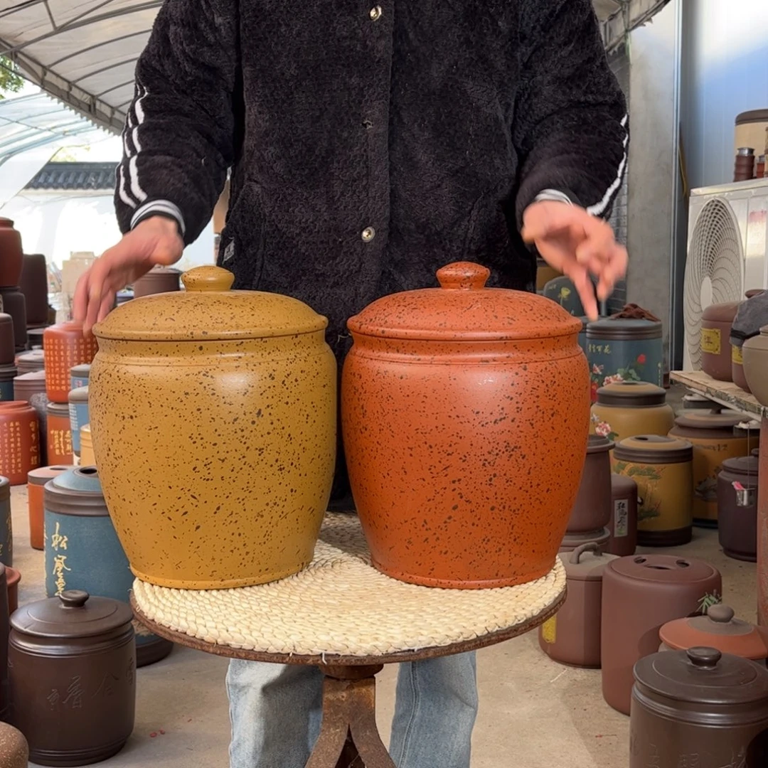 紫砂茶叶罐10 饼茶叶罐