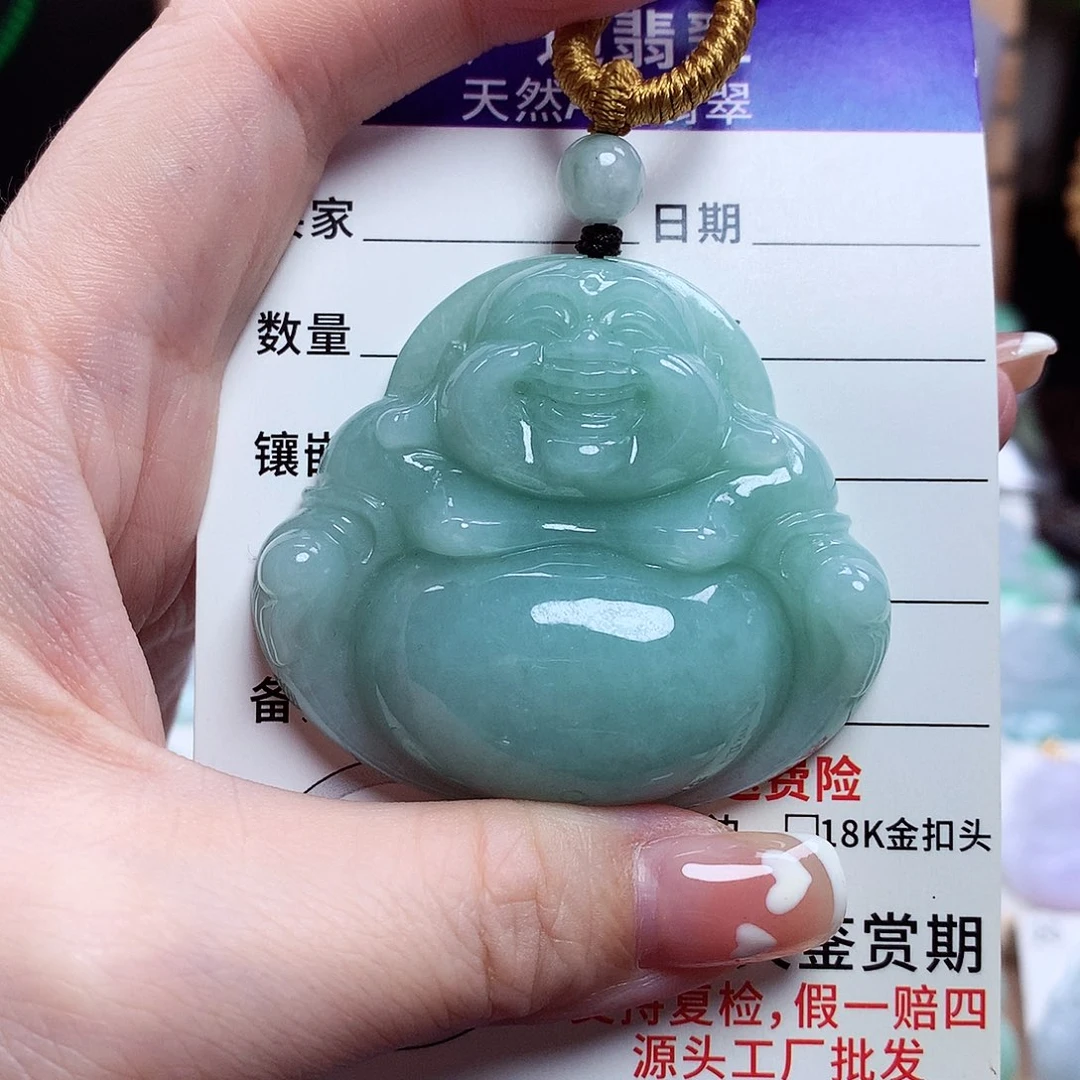 翡翠未镶嵌颈饰@**点佛公