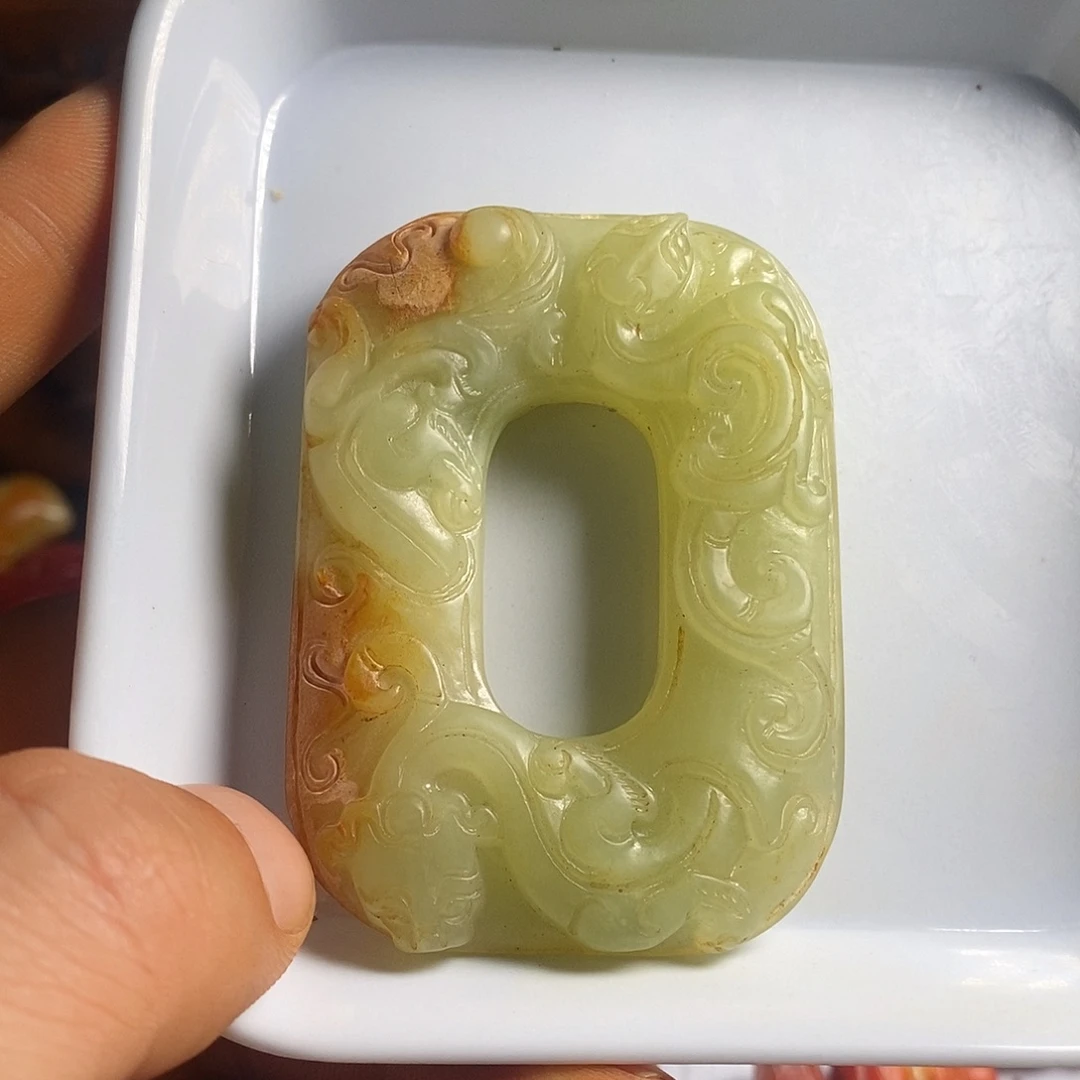 岫岩老玉（透闪石质玉）未镶嵌挂件