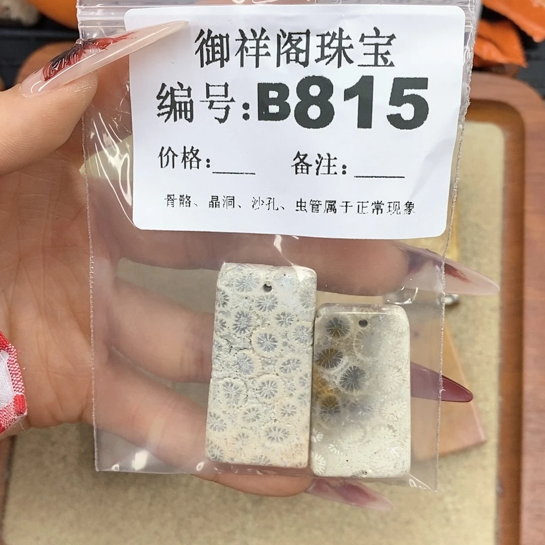 硅化珊瑚（珊瑚玉）颈饰未镶嵌马****果