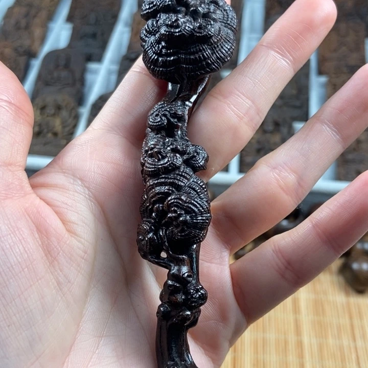 木晨*越红土如意吊坠项链