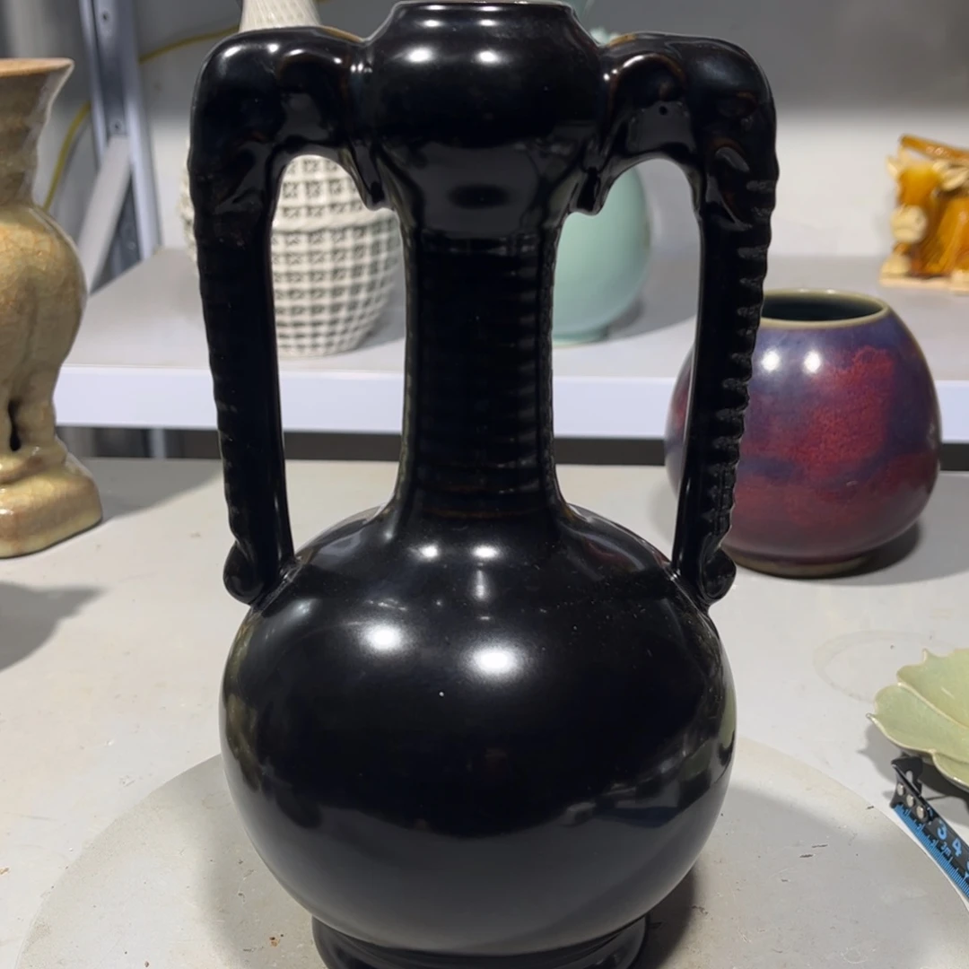 瓶李*阳汝窑瓷器品相完美