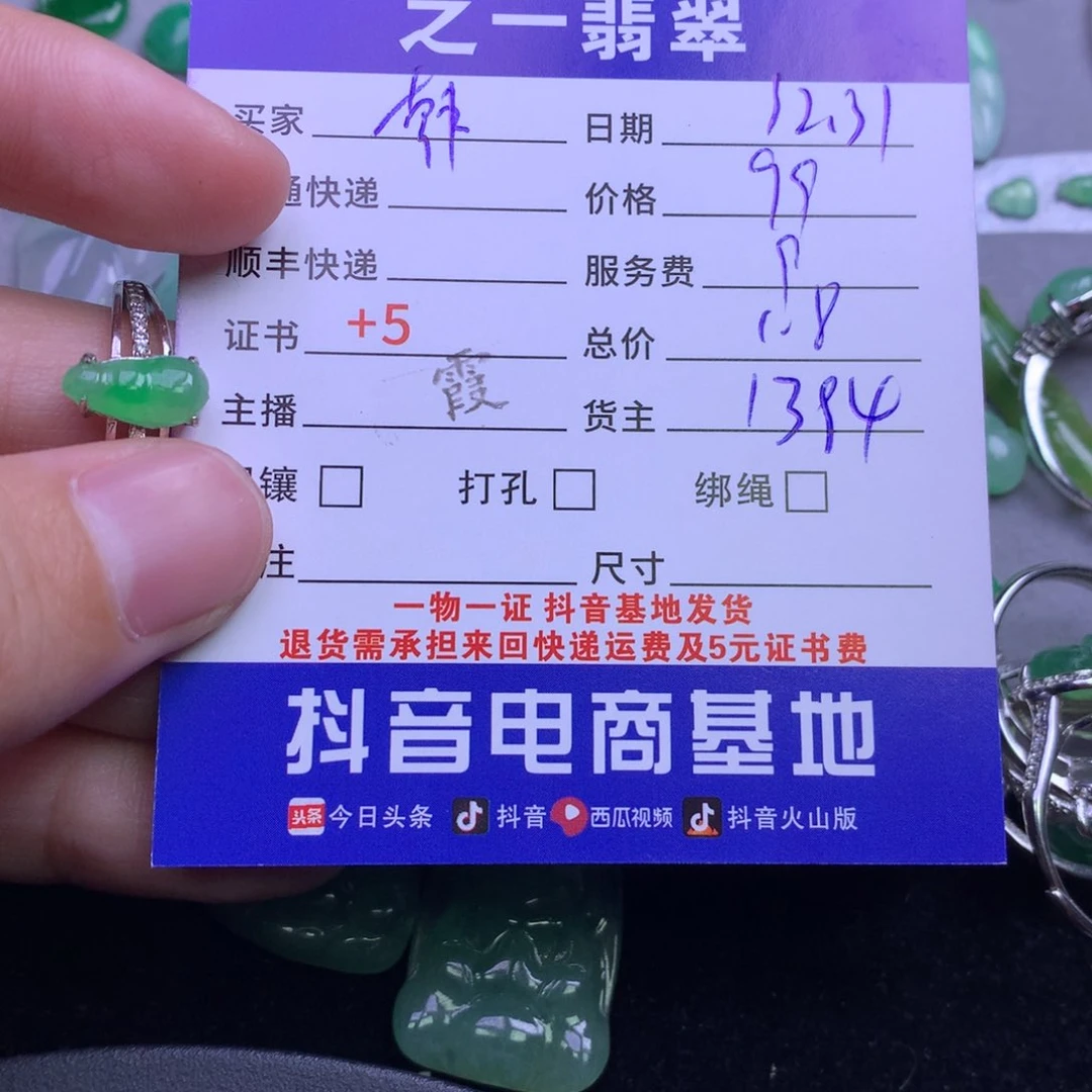 颈饰银S925镶嵌翡翠韩*七