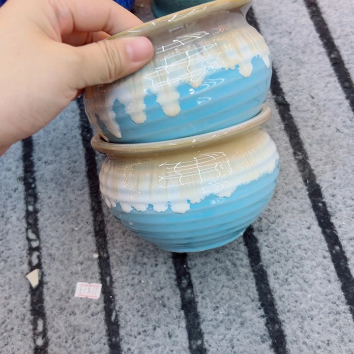 有孔，满10元发货多肉陶瓷花盆