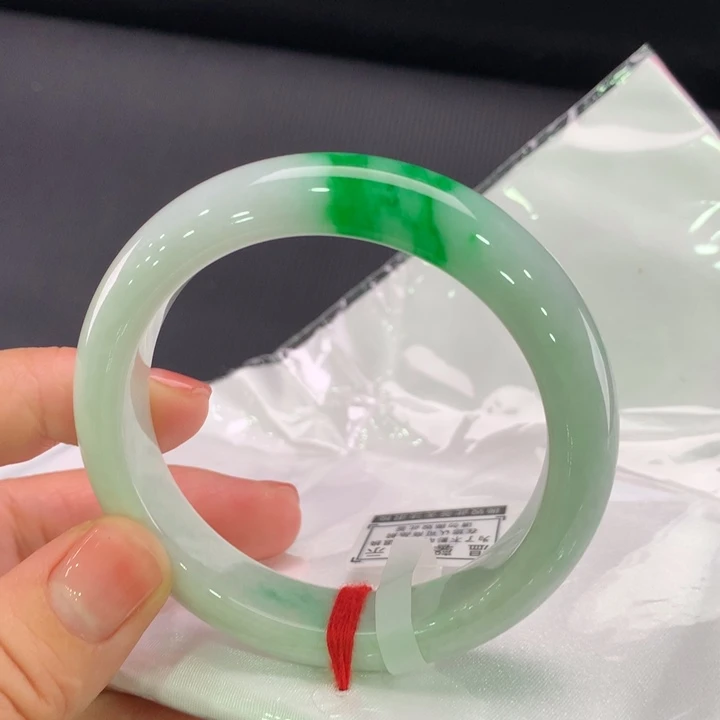 未镶嵌手镯翡翠正圈54.5