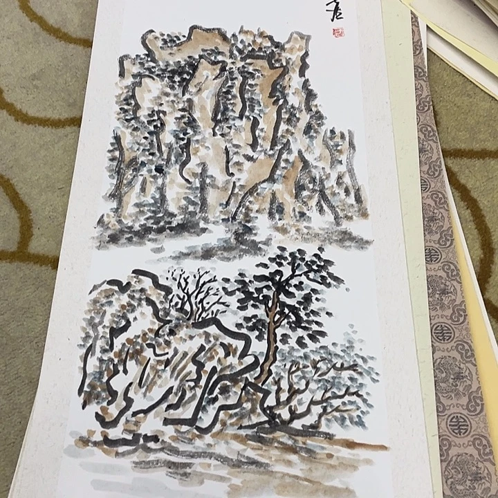 国画33-66卡纸作品艺