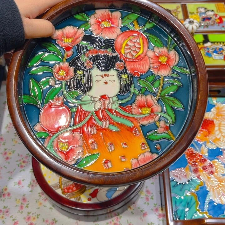 一体款瓷板画艺术作品
