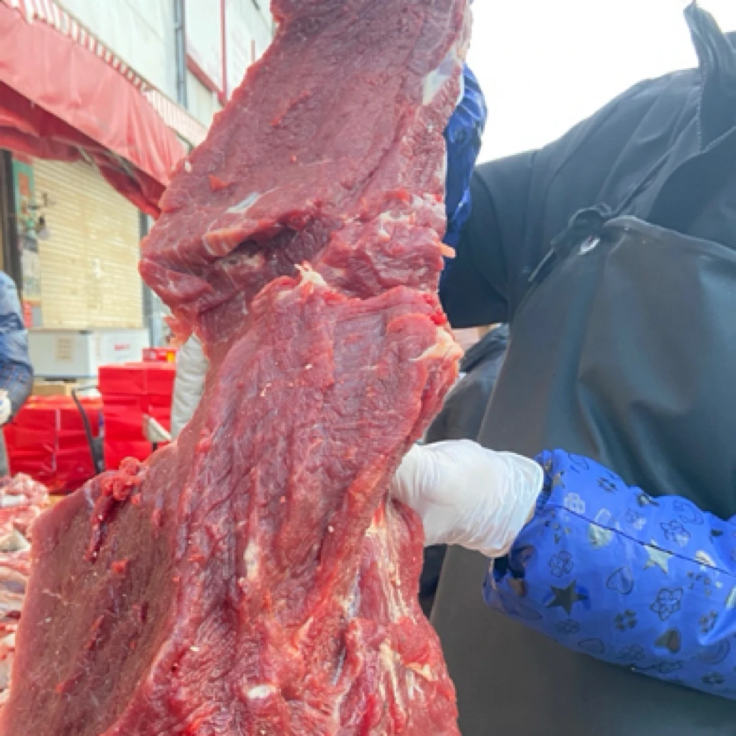 新鲜牛肉 一斤50（切片下单备注