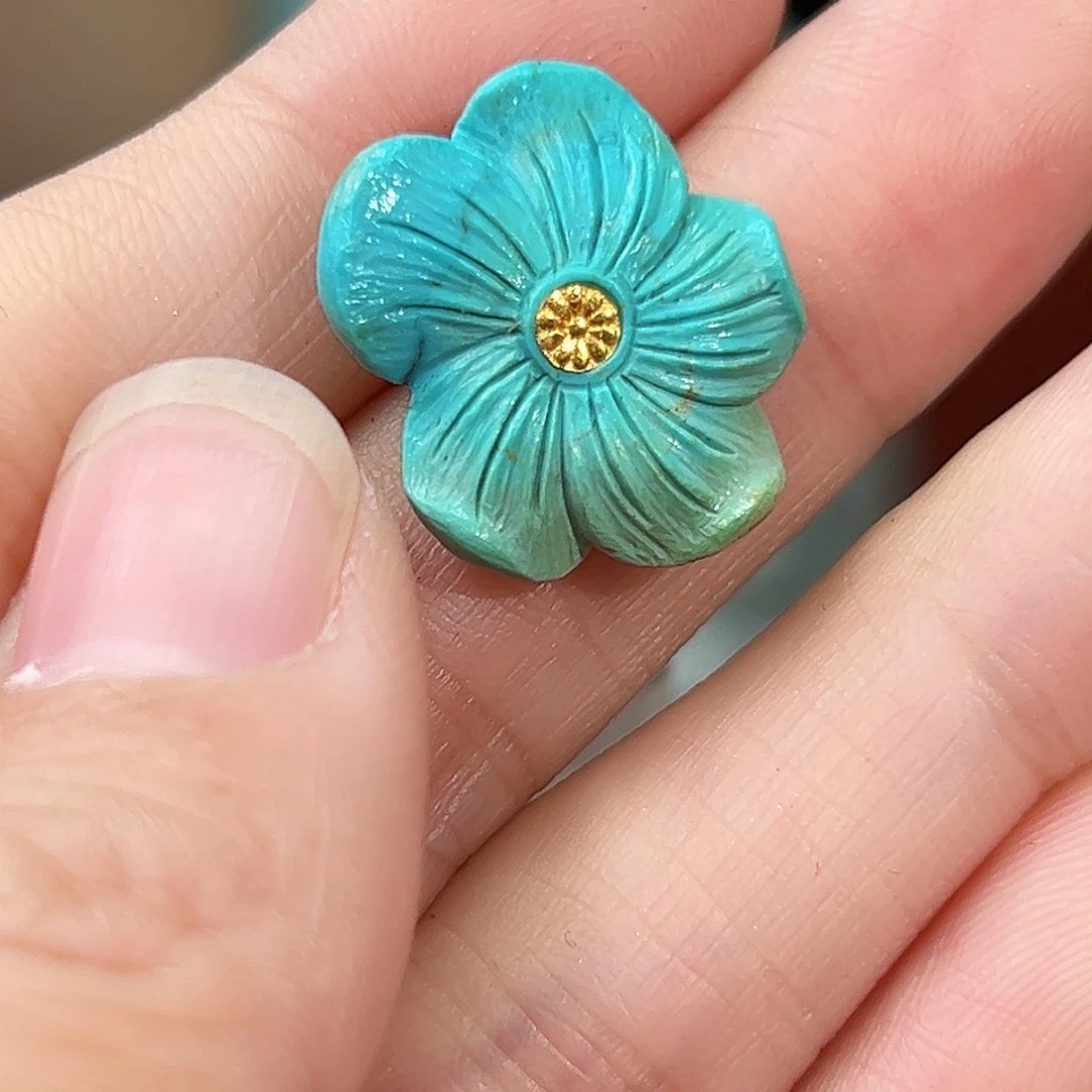 绿松石珠宝奇石未镶嵌