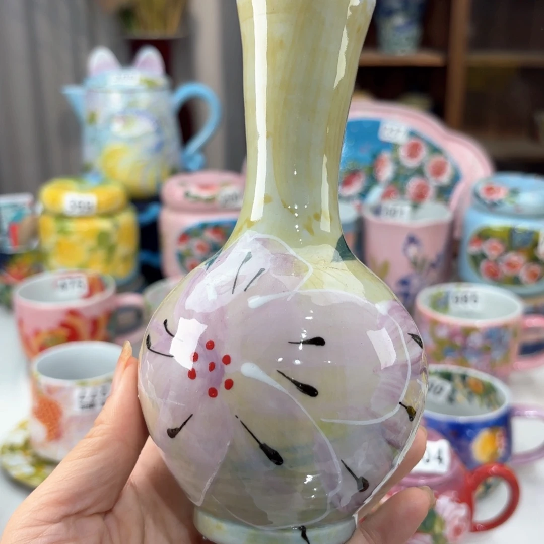 景德镇手绘高温釉下彩陶瓷茶具