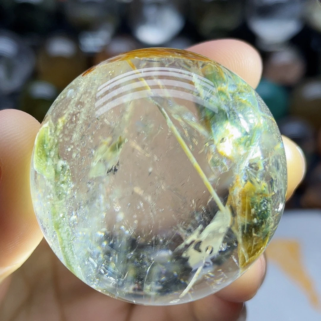 未镶嵌珠宝半成品水晶天然水晶42.3mm