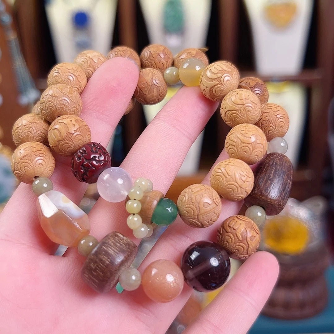 925银木质锦钰原创设计款式手链