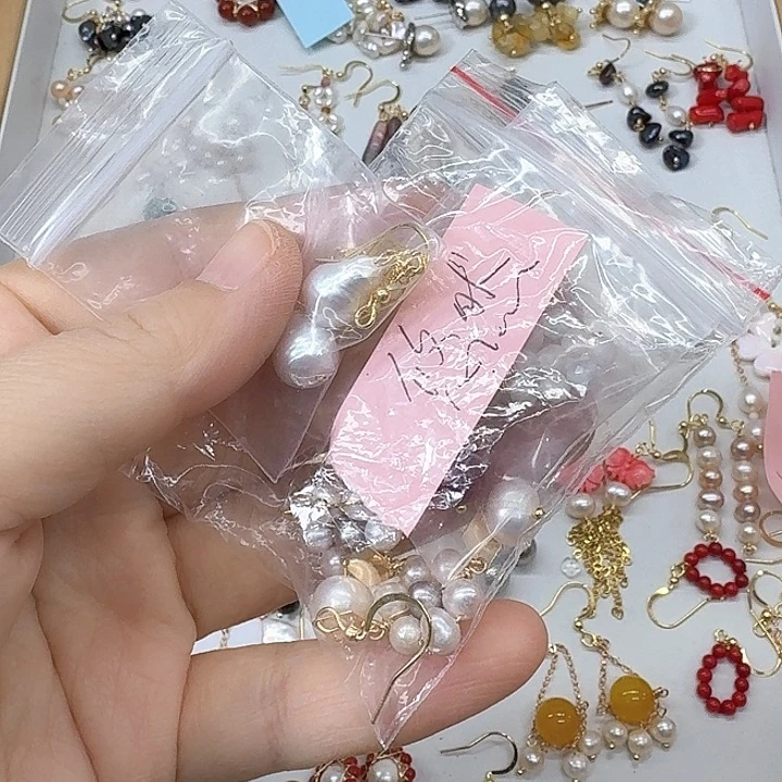 淡水珍珠发饰银S925镶嵌