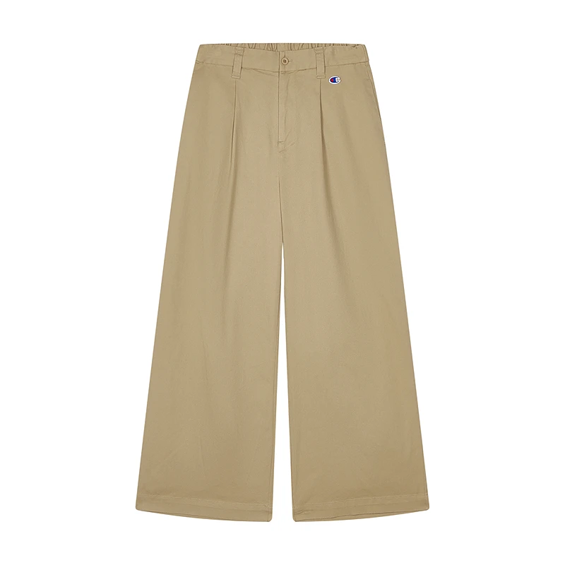 Champion【琥珀流光】冠军25秋季新款梭织长裤女刺绣休闲直筒裤潮牌